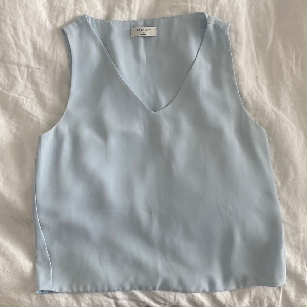 Aritzia Babaton v neck tank top